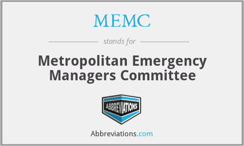 MEMC - Metropolitan Emergency Managers Committee