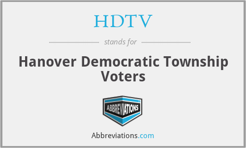 HDTV - Hanover Democratic Township Voters
