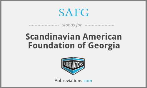 SAFG - Scandinavian American Foundation of Georgia