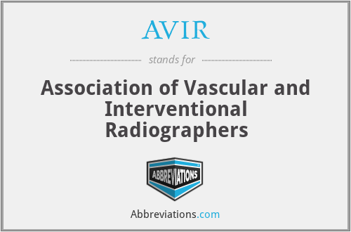AVIR - Association of Vascular and Interventional Radiographers