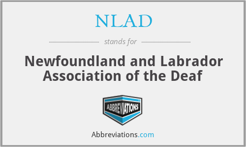 NLAD - Newfoundland and Labrador Association of the Deaf