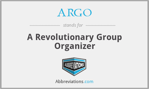ARGO - A Revolutionary Group Organizer
