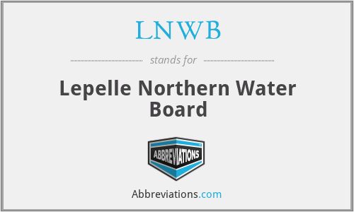 LNWB - Lepelle Northern Water Board