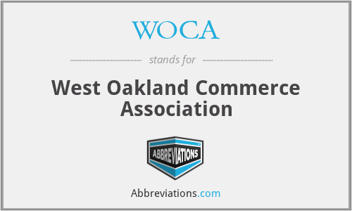 WOCA - West Oakland Commerce Association