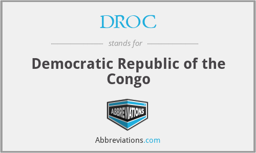 DROC - Democratic Republic of the Congo
