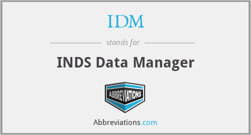 IDM - INDS Data Manager