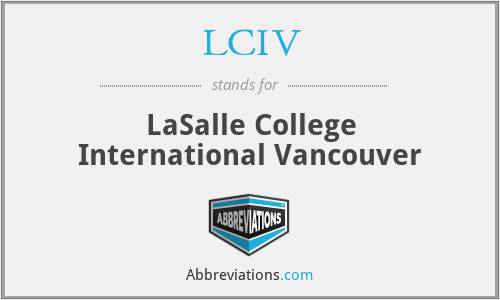 LCIV - LaSalle College International Vancouver