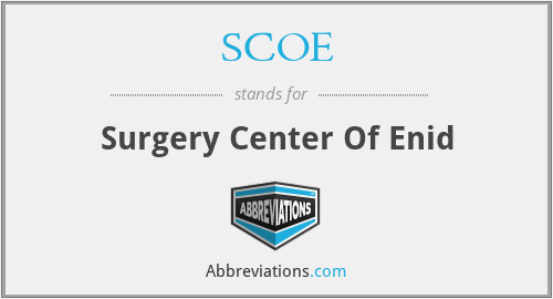 SCOE - Surgery Center Of Enid