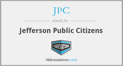 JPC - Jefferson Public Citizens