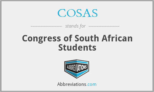 COSAS - Congress of South African Students