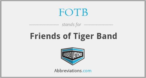 FOTB - Friends of Tiger Band