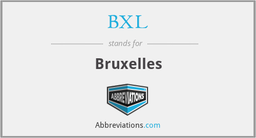BXL - Bruxelles