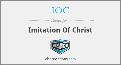 IOC - Imitation Of Christ