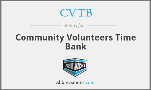 CVTB - Community Volunteers Time Bank