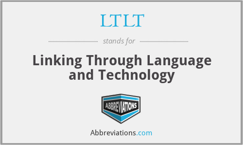 LTLT - Linking Through Language and Technology