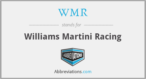 WMR - Williams Martini Racing