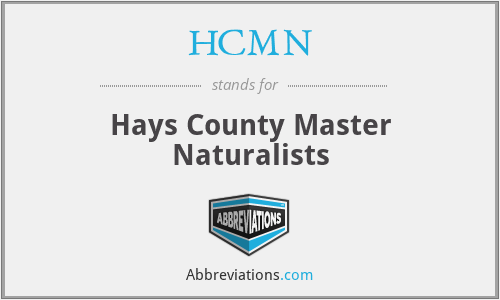 HCMN - Hays County Master Naturalists