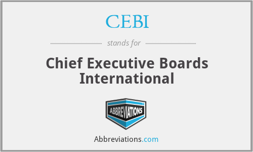 CEBI - Chief Executive Boards International
