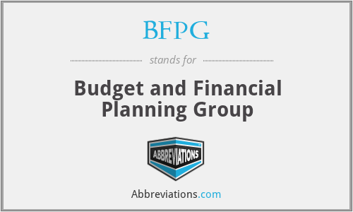BFPG - Budget and Financial Planning Group