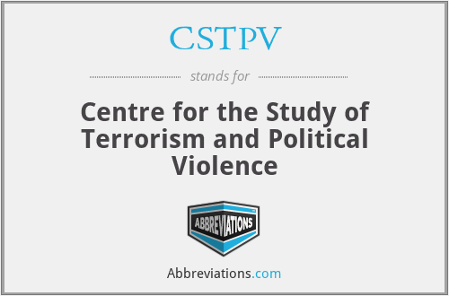 CSTPV - Centre for the Study of Terrorism and Political Violence