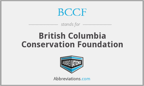 BCCF - British Columbia Conservation Foundation