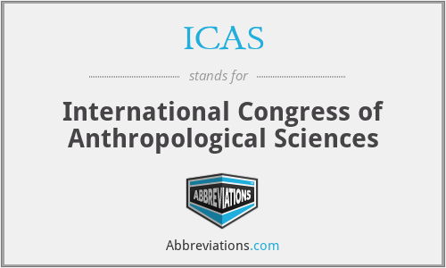 ICAS - International Congress of Anthropological Sciences