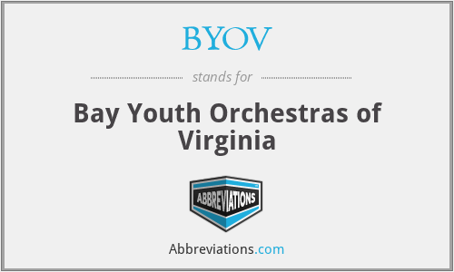 BYOV - Bay Youth Orchestras of Virginia
