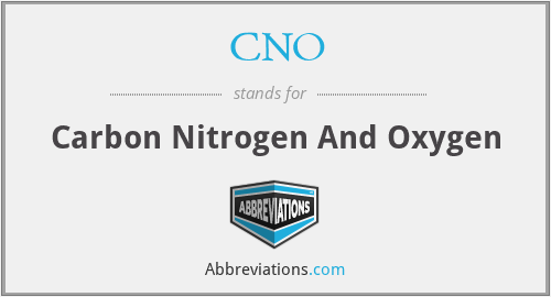 CNO - Carbon Nitrogen And Oxygen