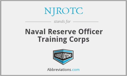 NJROTC - Naval Reserve Officer Training Corps