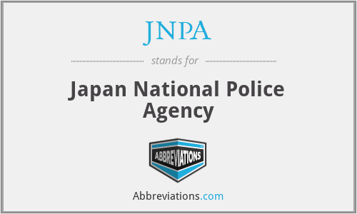 JNPA - Japan National Police Agency
