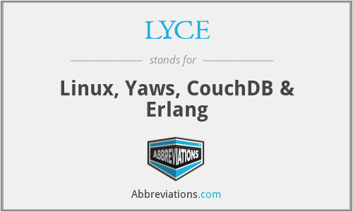 LYCE - Linux, Yaws, CouchDB & Erlang