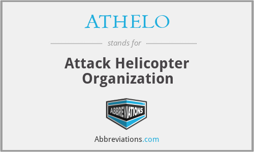 ATHELO - Attack Helicopter Organization