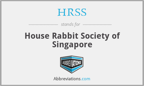 HRSS - House Rabbit Society of Singapore