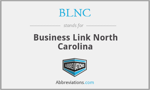 BLNC - Business Link North Carolina