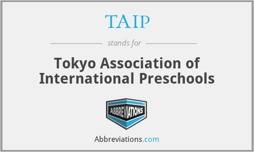 TAIP - Tokyo Association of International Preschools