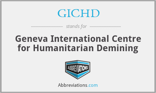 GICHD - Geneva International Centre for Humanitarian Demining