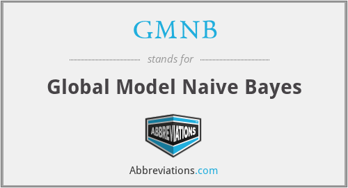 GMNB - Global Model Naive Bayes