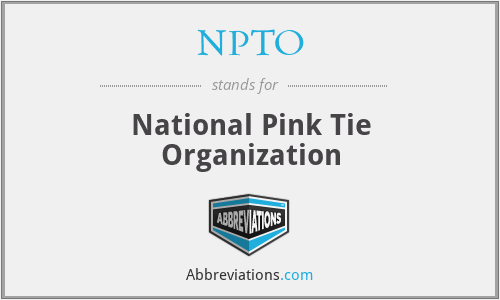 NPTO - National Pink Tie Organization