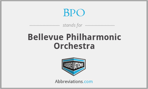 BPO - Bellevue Philharmonic Orchestra