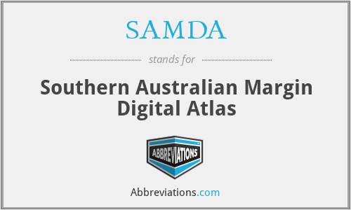 SAMDA - Southern Australian Margin Digital Atlas