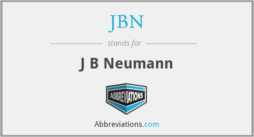 JBN - J B Neumann