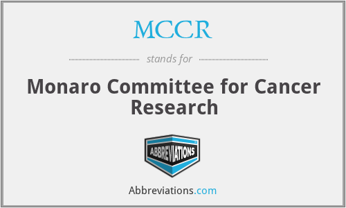 MCCR - Monaro Committee for Cancer Research