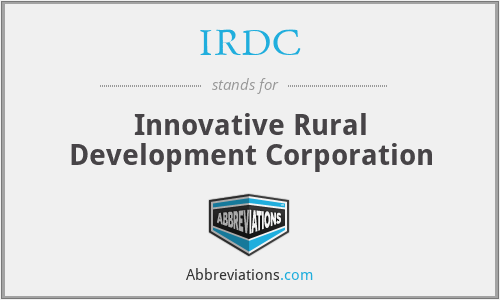 IRDC - Innovative Rural Development Corporation