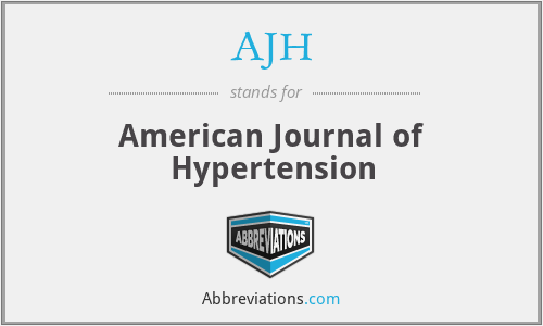 AJH - American Journal of Hypertension