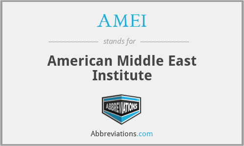 AMEI - American Middle East Institute