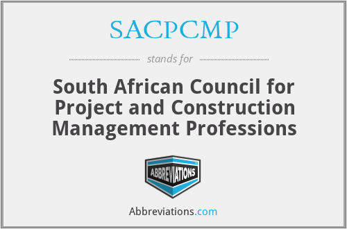 SACPCMP - South African Council for Project and Construction Management Professions
