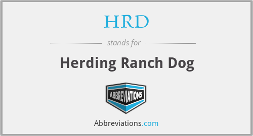 HRD - Herding Ranch Dog