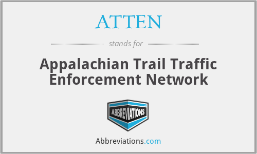ATTEN - Appalachian Trail Traffic Enforcement Network