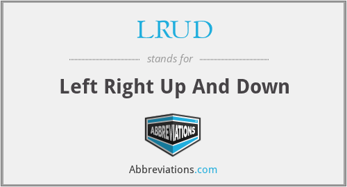 LRUD - Left Right Up And Down