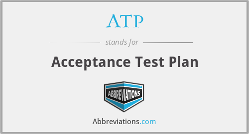 ATP - Acceptance Test Plan